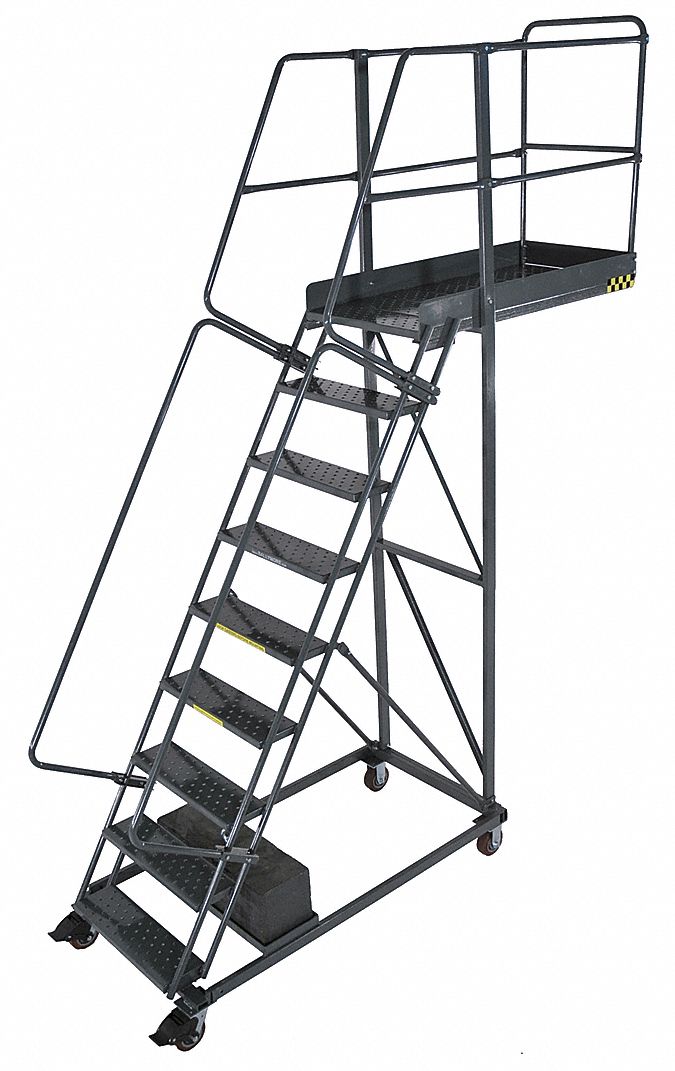Cantilever Ladder 300lb 132in H 9 Steps