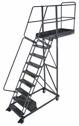 Cantilever Ladder 300lb 132in H 9 Steps