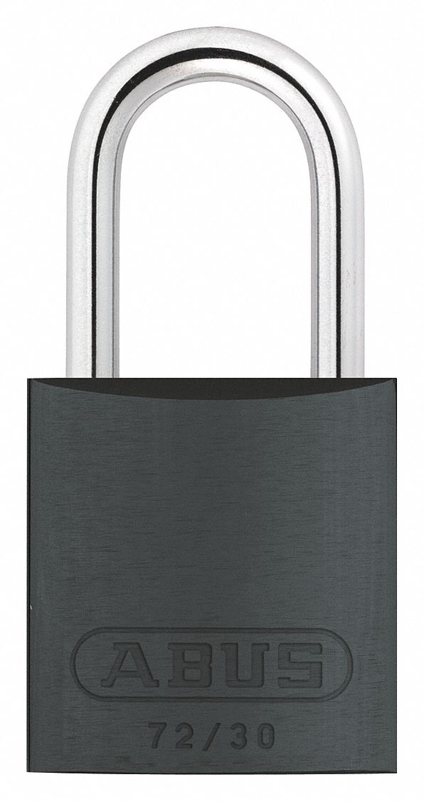 Lockout Padlock KD Black 2-17/32 H