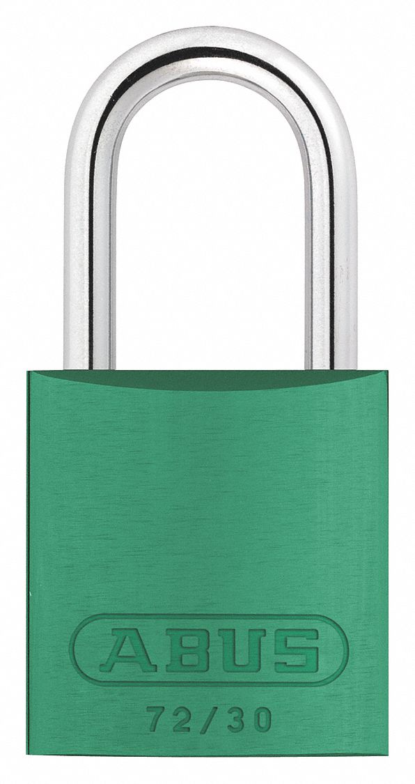 Lockout Padlock KD Green 2-17/32 H
