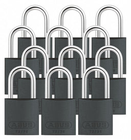 Lockout Padlock KA Black 2-17/32 H PK12