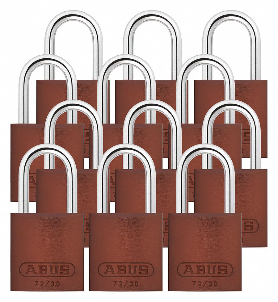 Lockout Padlock KA Brown 2-17/32 H PK12