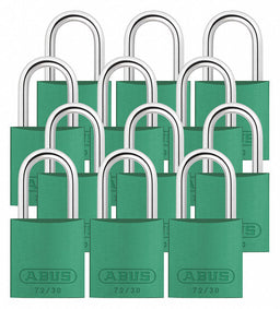 Lockout Padlock KA Green 2-17/32 H PK12