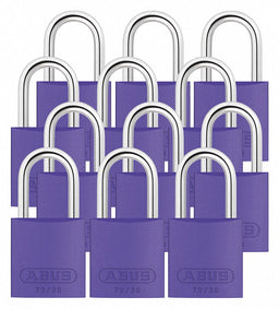 Lockout Padlock KA Purple 2-17/32 H PK12