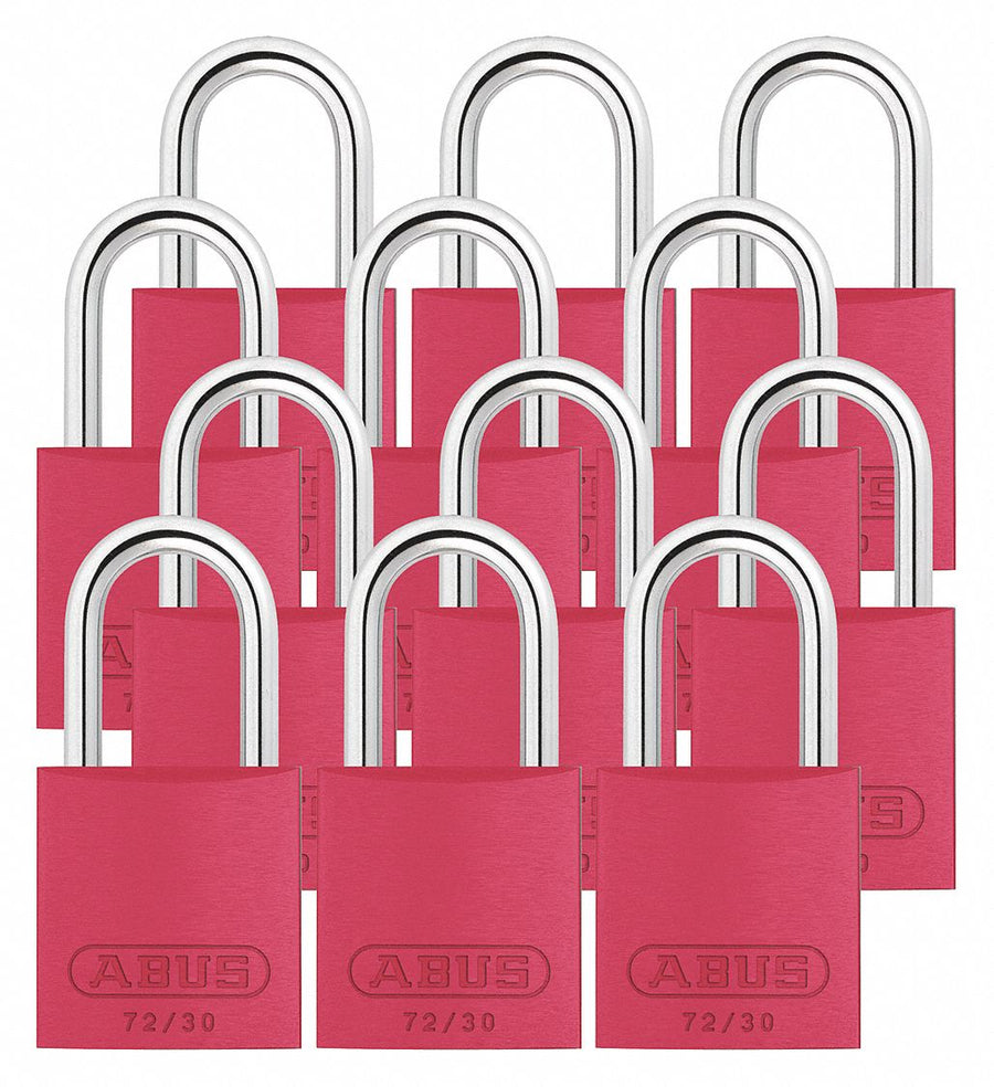 Lockout Padlock KA Red 2-17/32 H PK12