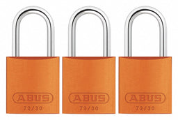 Lockout Padlock KA Orange 2-17/32 H PK3