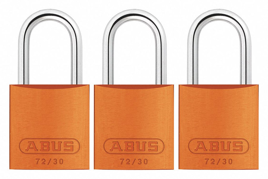 Lockout Padlock KA Orange 2-17/32 H PK3