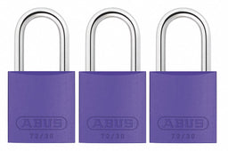 Lockout Padlock KA Purple 2-17/32 H PK3