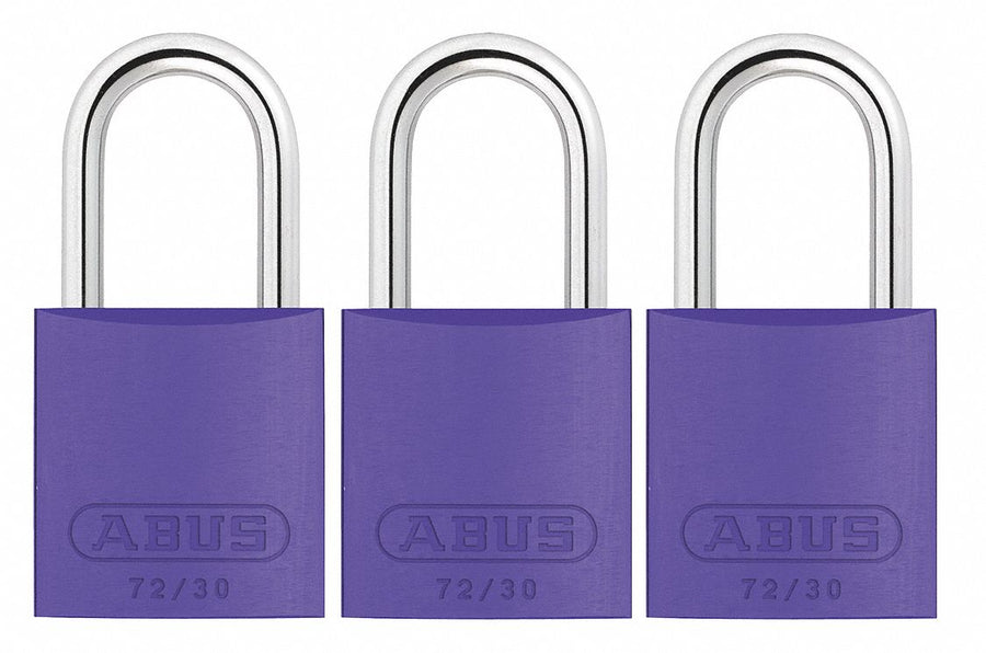 Lockout Padlock KA Purple 2-17/32 H PK3
