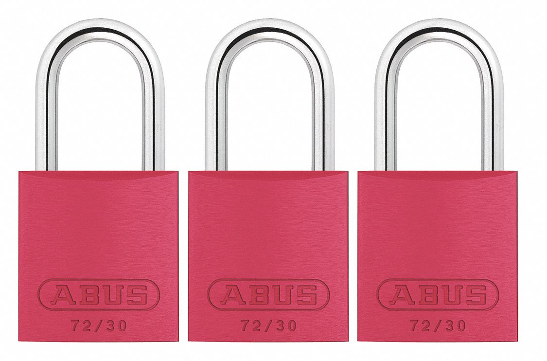 Lockout Padlock KA Red 2-17/32 H PK3