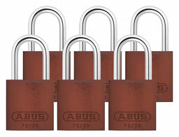 Lockout Padlock KA Brown 2-17/32 H PK6