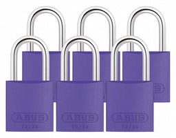 Lockout Padlock KA Purple 2-17/32 H PK6