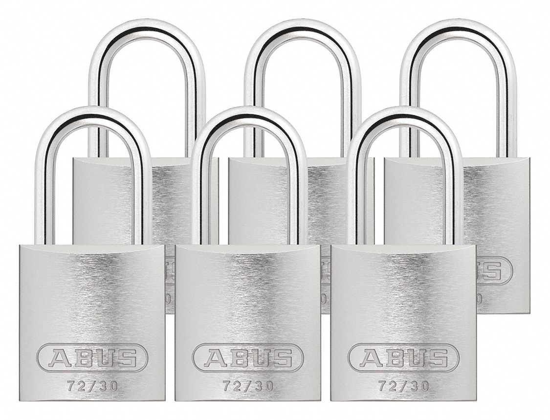 Lockout Padlock KA Silver 2-17/32 H PK6