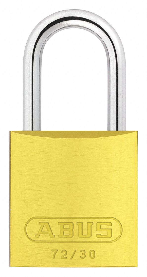 Lockout Padlock KD Yellow 2-17/32 H