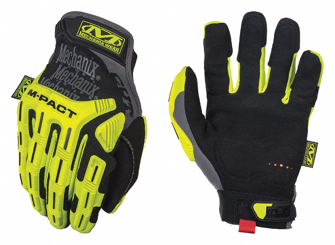 H7894 Mechanics Gloves Yellow 11 PR