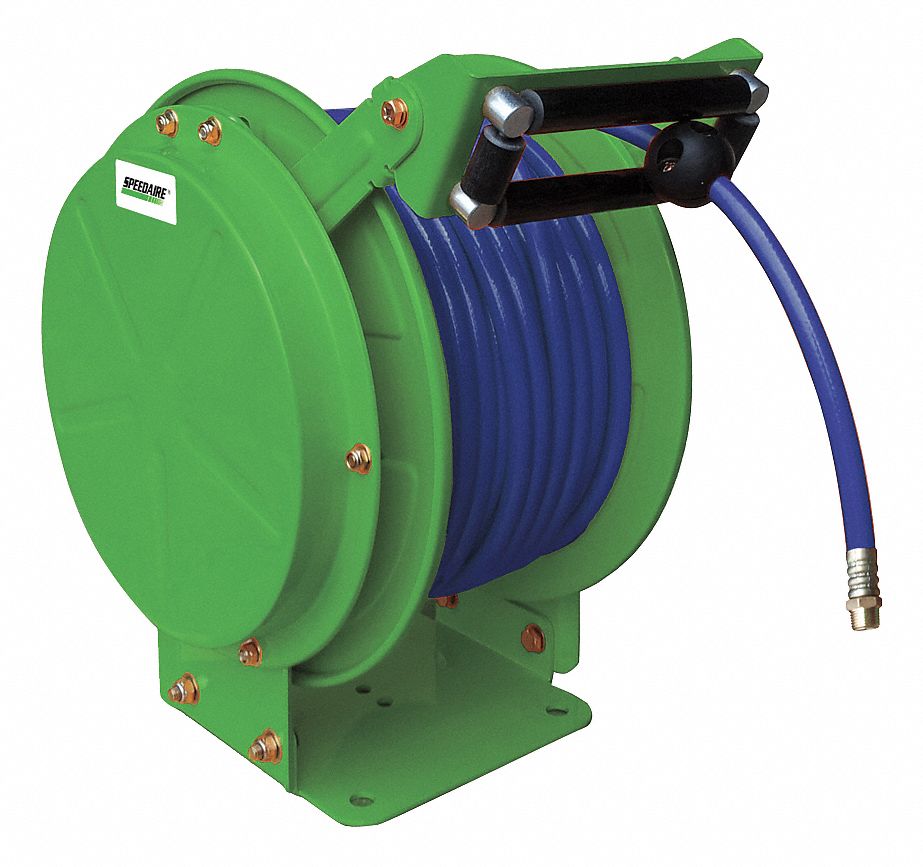Spring Return Hose Reel 3/8 MNPT 50 ft
