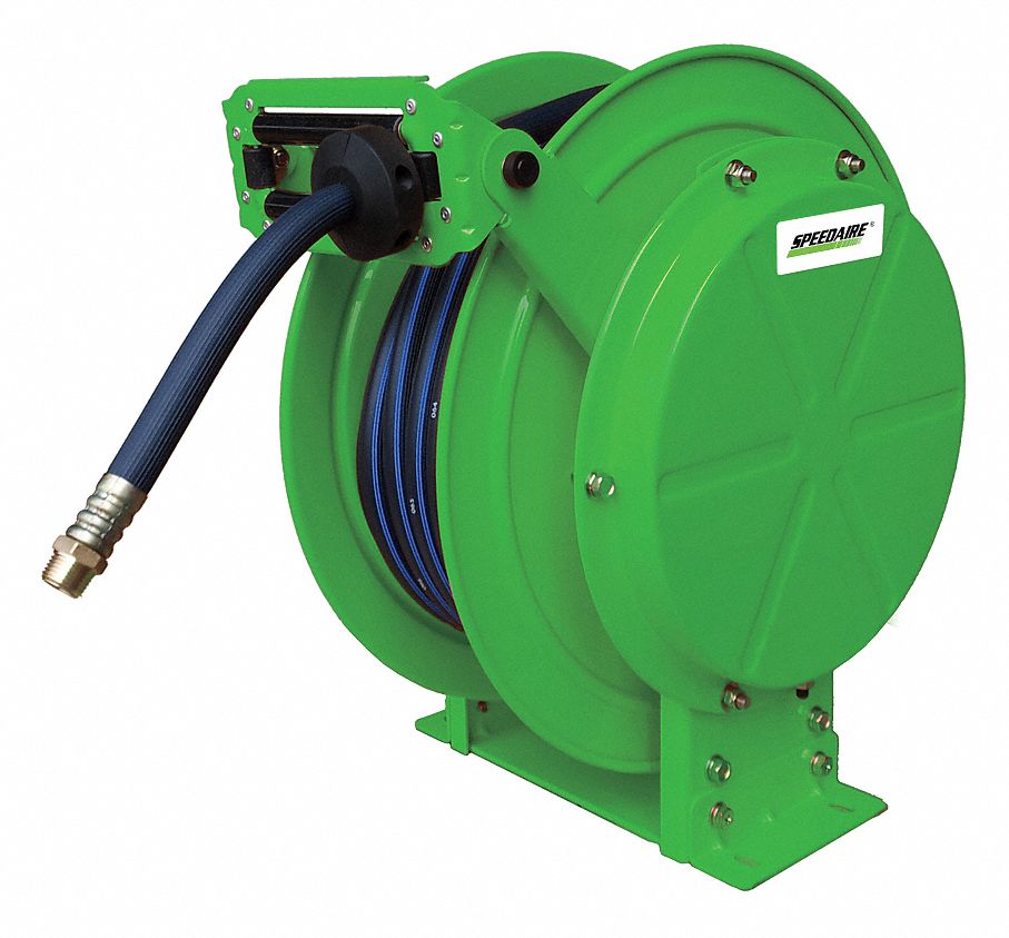 Spring Return Hose Reel 3/8 MNPT 100 ft