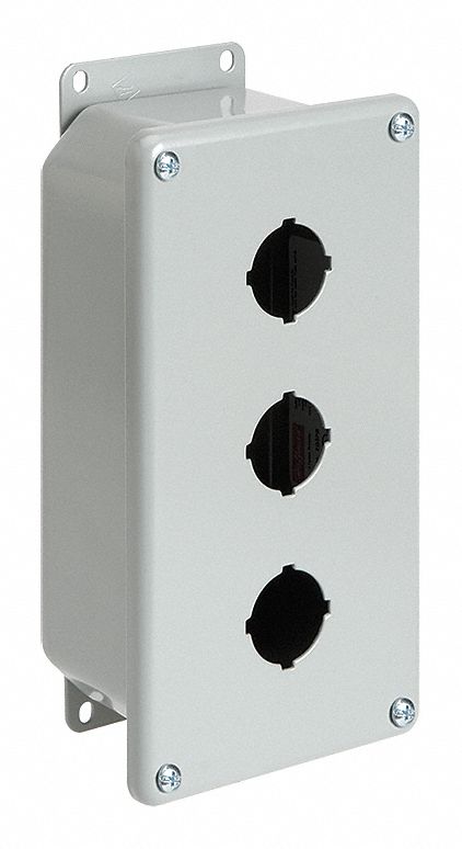 PushButtonEnclosure 22mm 2Holes Steel