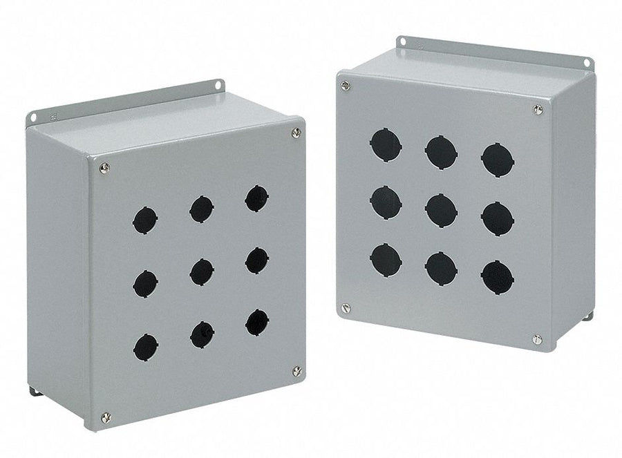 PushButtonEnclosure 22mm 1Hole Steel
