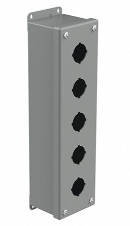 PushButtonEnclosure 30mm 5Holes Steel