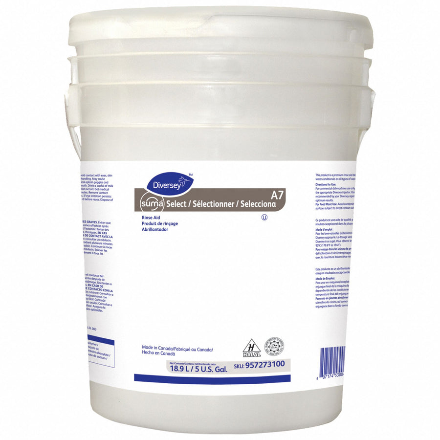 Dishwasher Rinse Additive Bkt 5 gal Liq