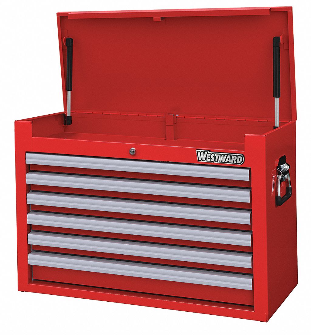 Powder Coated Red Light Duty Top Chest