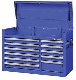 Powder Coated Blue Light Duty Top Chest