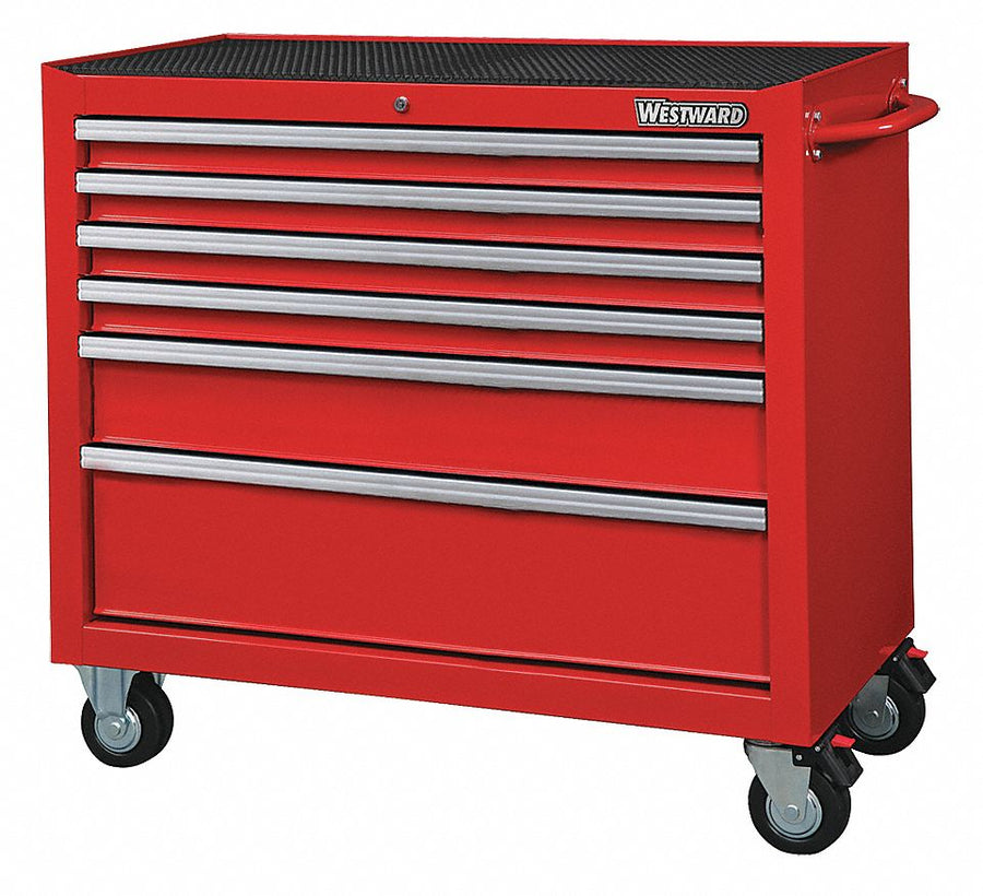 Rolling Tool Cabinet Red Heavy Duty