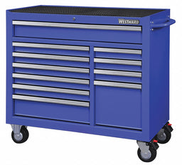 Rolling Tool Cabinet Blue Heavy Duty