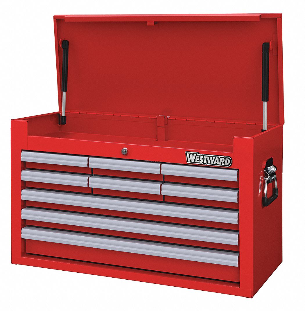 Powder Coated Red Light Duty Top Chest
