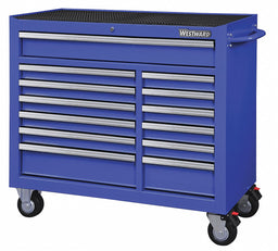 Rolling Tool Cabinet Blue Heavy Duty