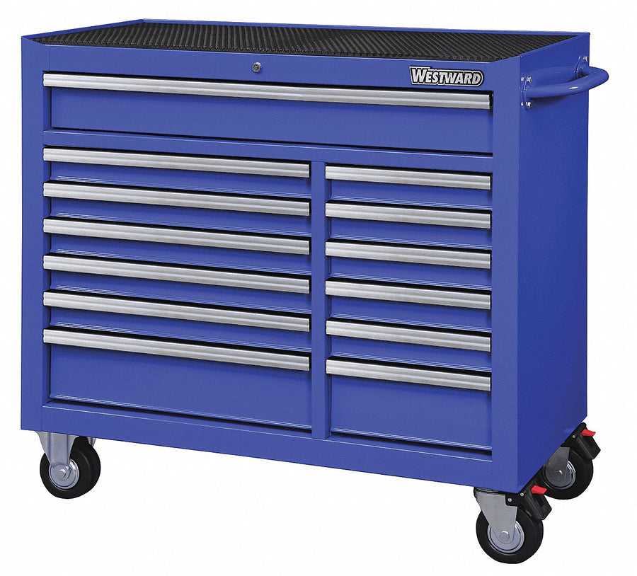 Rolling Tool Cabinet Blue Heavy Duty