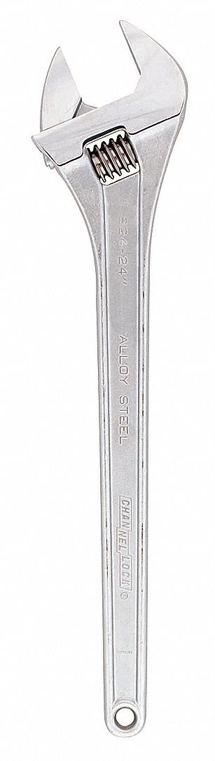 Adj. Wrench Steel Chrome Vanadium 24