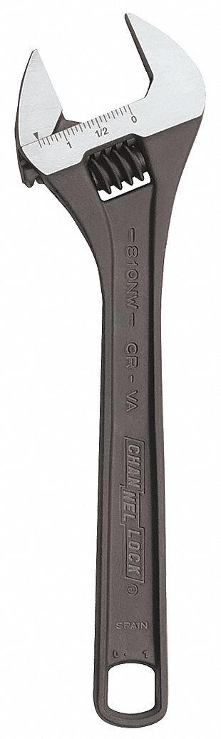 Adj. Wrench Steel Black Phosphate 10