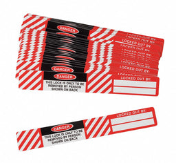 Label 3/4 in x 4 1/2 in Polyester PK25