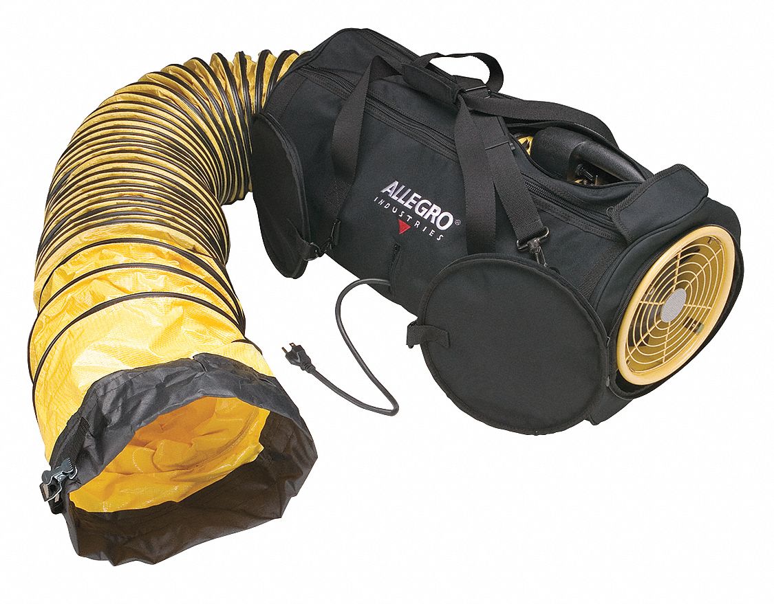Confined Space Blower Black/Yellow 15 W