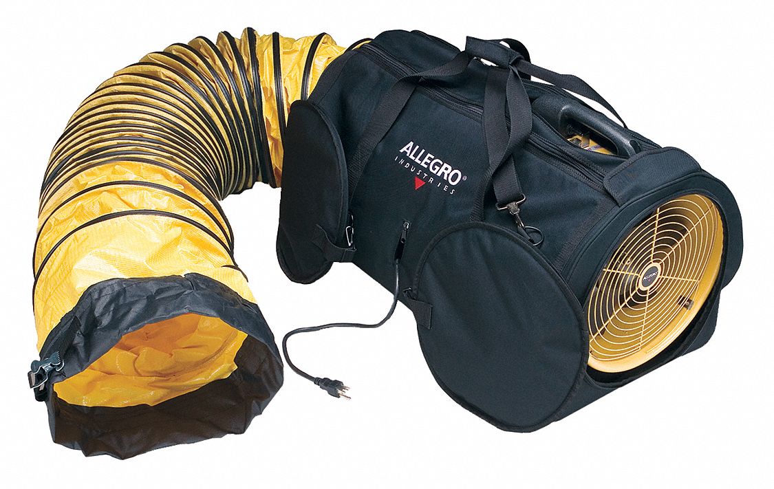 Confined Space Blower Black/Yellow 16 W