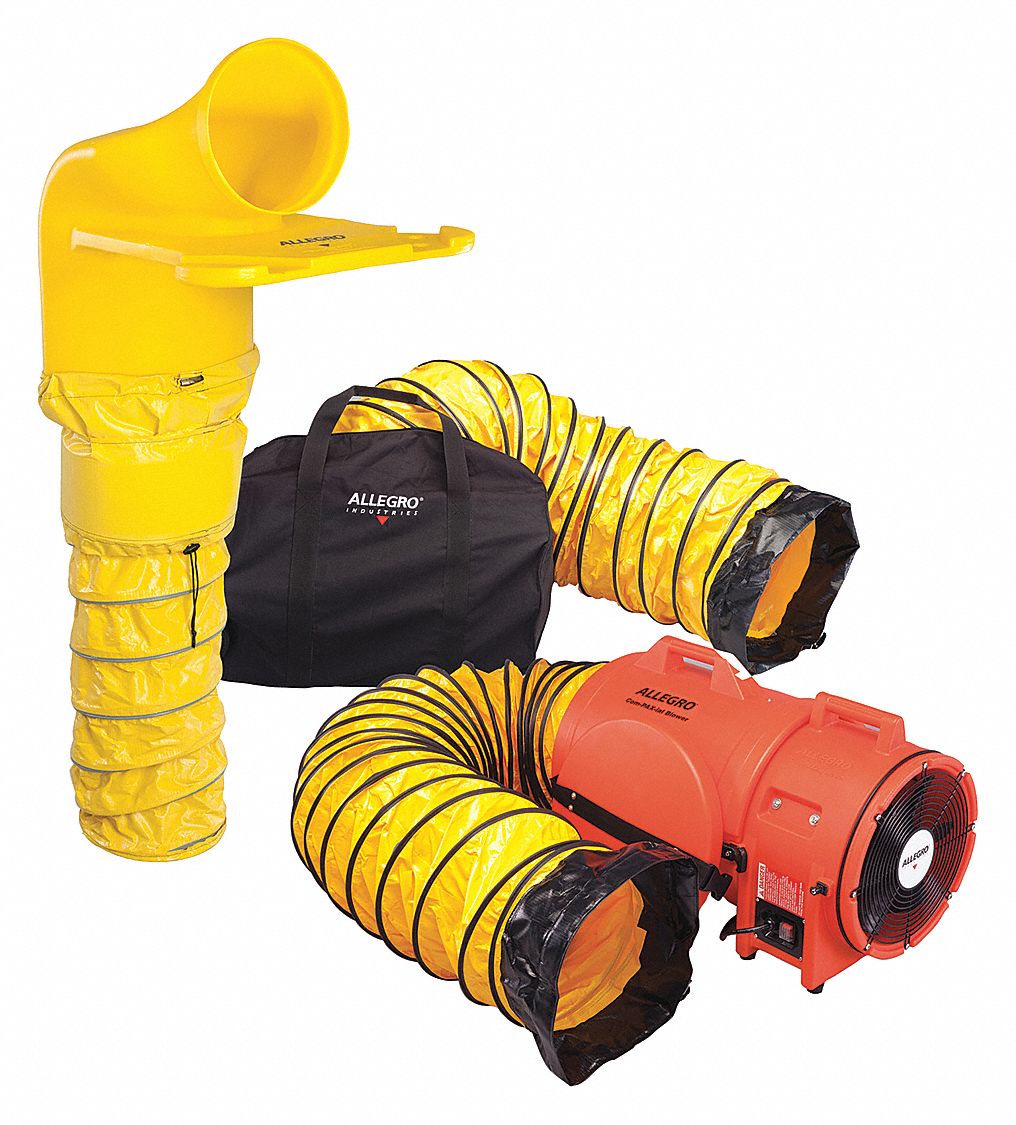 Confined Space Blower Orange/Yellow 16 W