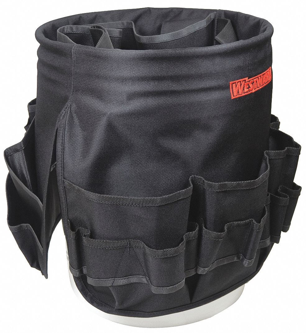 Bucket Tool Organizer Polyester Black