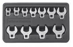 Crowfoot Skt Set Steel DvSz 3/8 SAE