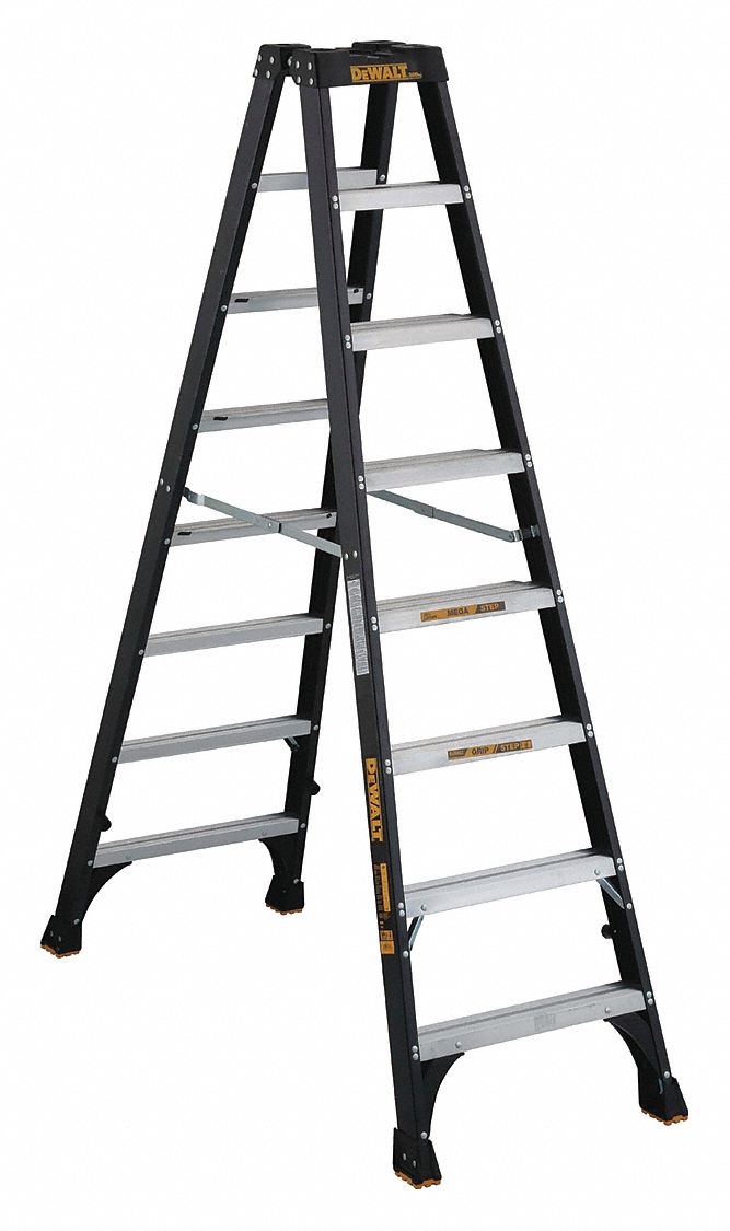 Twin Stepladder Fbrgls IA 8ft DXL3030