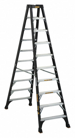 Twin Stepladder Fbrgls IA 10ft DXL3030