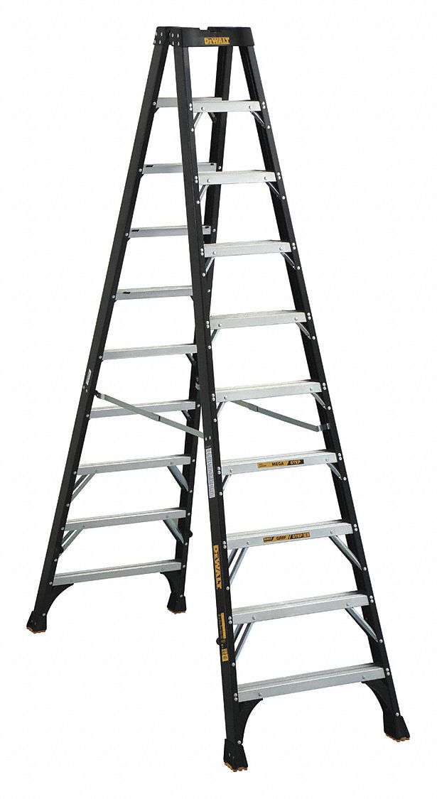 Twin Stepladder Fbrgls IA 10ft DXL3030
