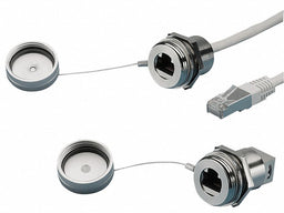 RJ45 Interface Port Brass Alum Polyamide