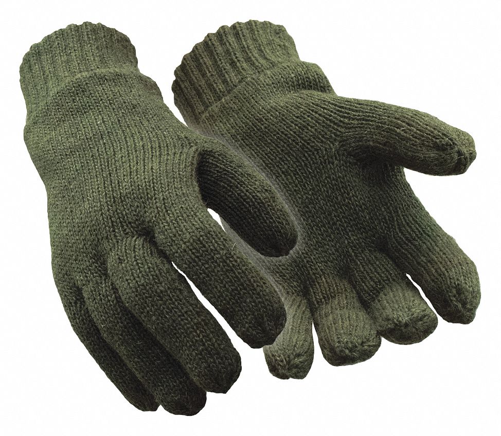 Knit Gloves L Green PR