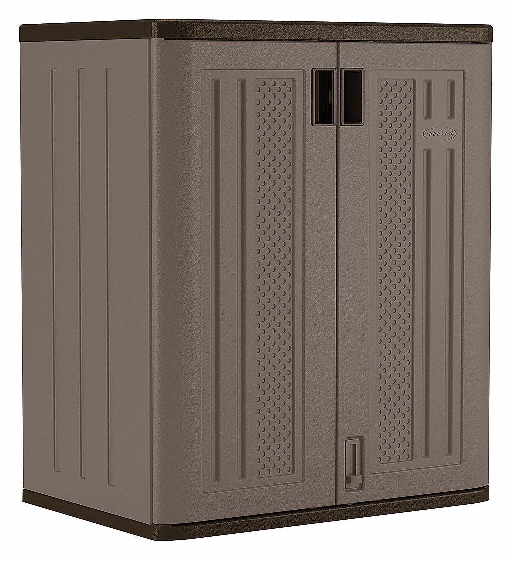 Strg Cab 36 x30 x20 1/4 Silver 2Shlv