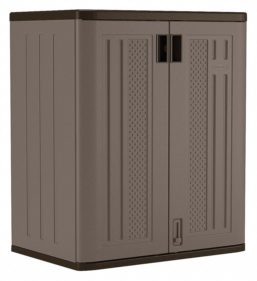 Strg Cab 36 x30 x20 1/4 Silver 2Shlv