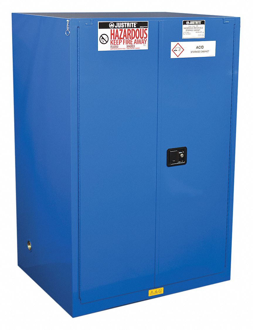 Haz Material Safety Cabinet 90 Gal Blue