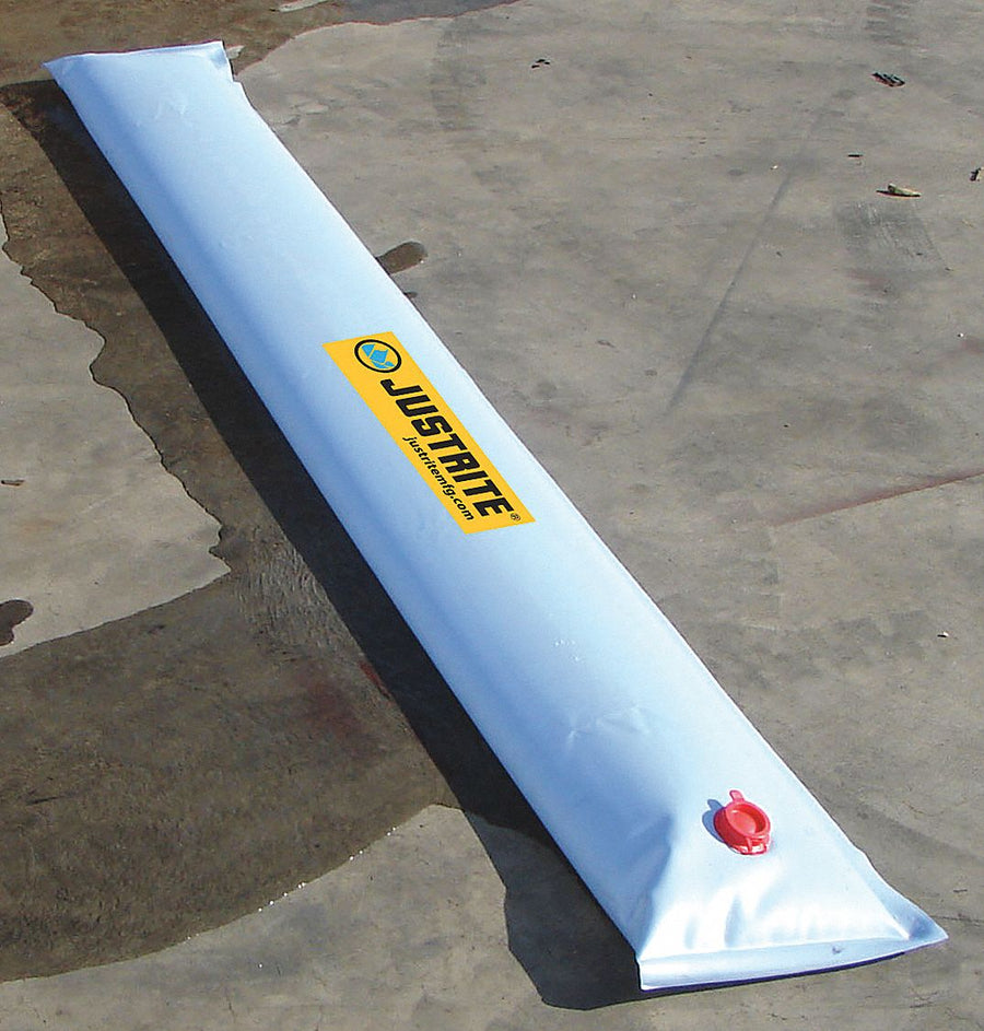 Water-Filled Spill Berm 10 ft PVC Blue