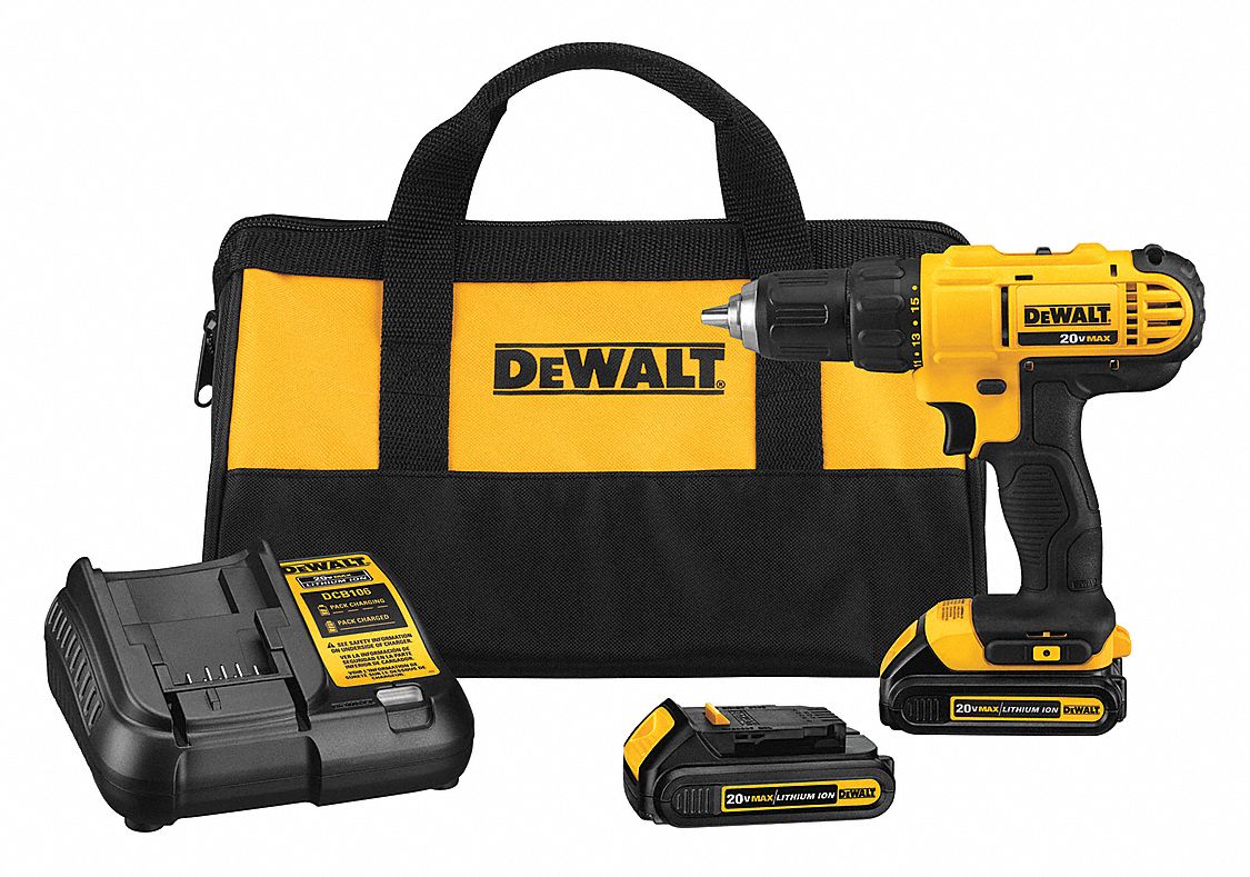 Drill Kit Cordless 20V DC